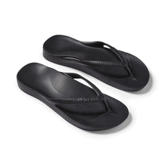 Arch Support Flip Flops - Crystal - Black – Archies Footwear Pty Ltd