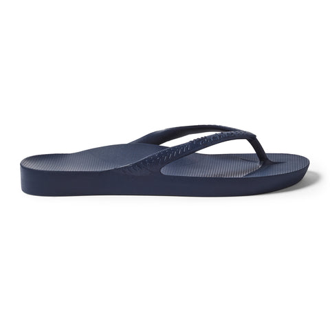 Navy Blue - Arch Support Flip Flops – Archies Footwear LLC | United States