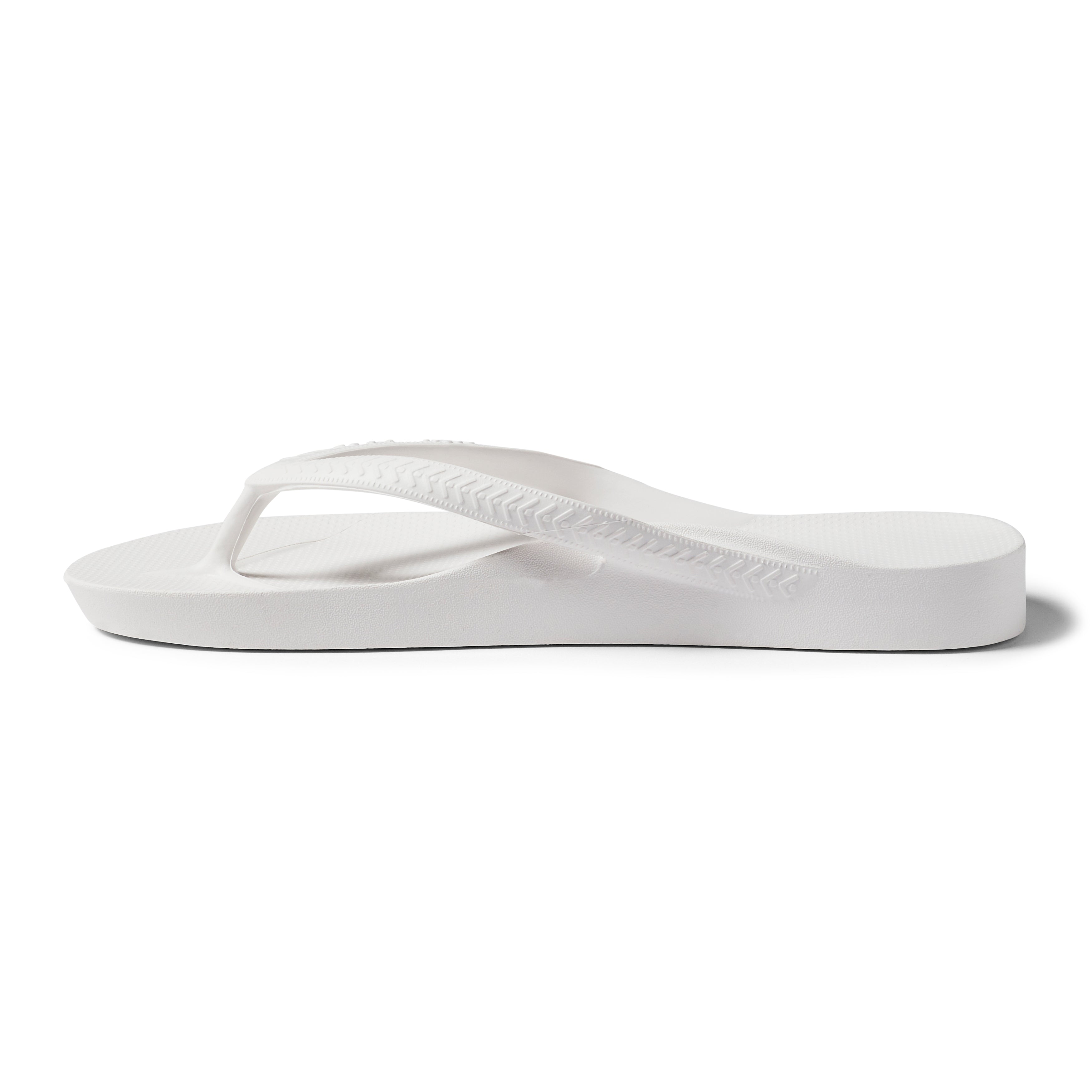 Women's Arch Support Flip Flop White – Tradehome Shoes