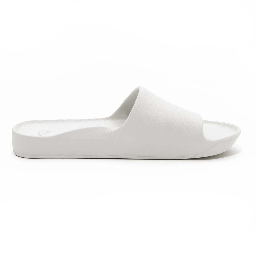 Arch Support Slides - Classic - White – Archies Footwear LLC
